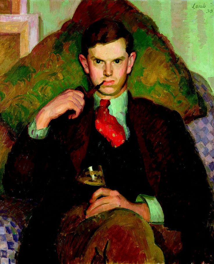 Evelyn Waugh, 1930, by Henry Lamb (1885-1960) Private Collection